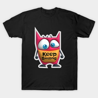 Keep smiling with cute monster T-Shirt